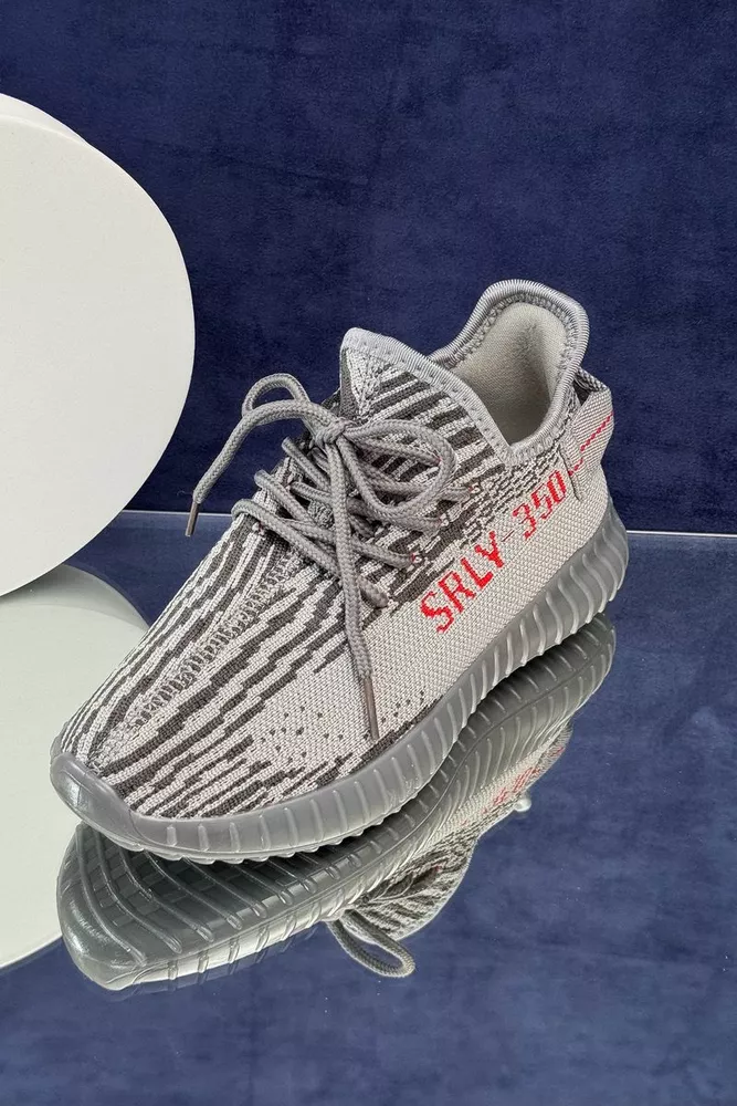 Купити Кросівки жіночі  текстиль, колір сірий, 243R350 - Фото №1