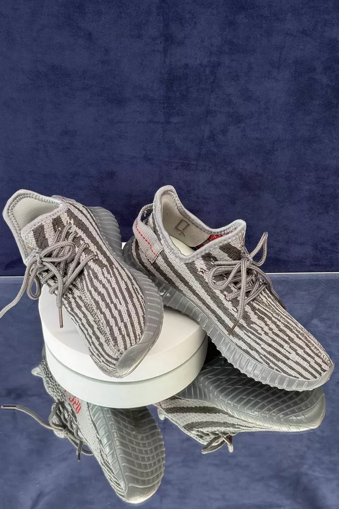 Купити Кросівки жіночі  текстиль, колір сірий, 243R350 - Фото №3