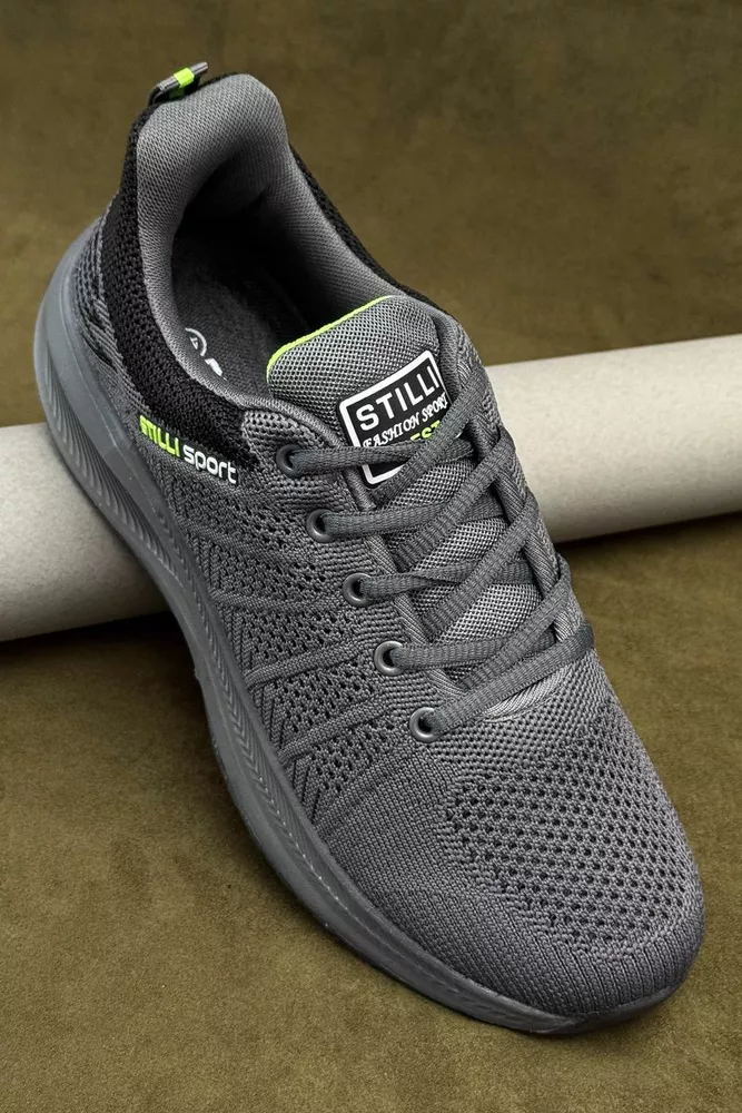 Купити Кросівки чоловічі демісезонні, колір сірий, 248RH195 оптом - Фото №1