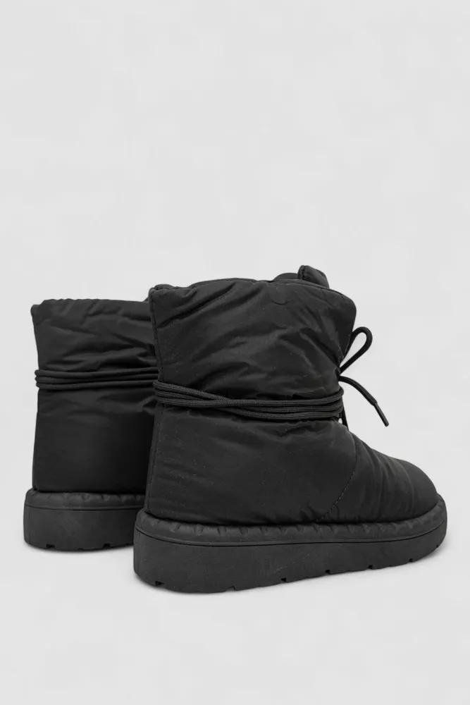 Купить Дутики женские зимние на меху, цвет черный, 248RFM600 - Фото №4