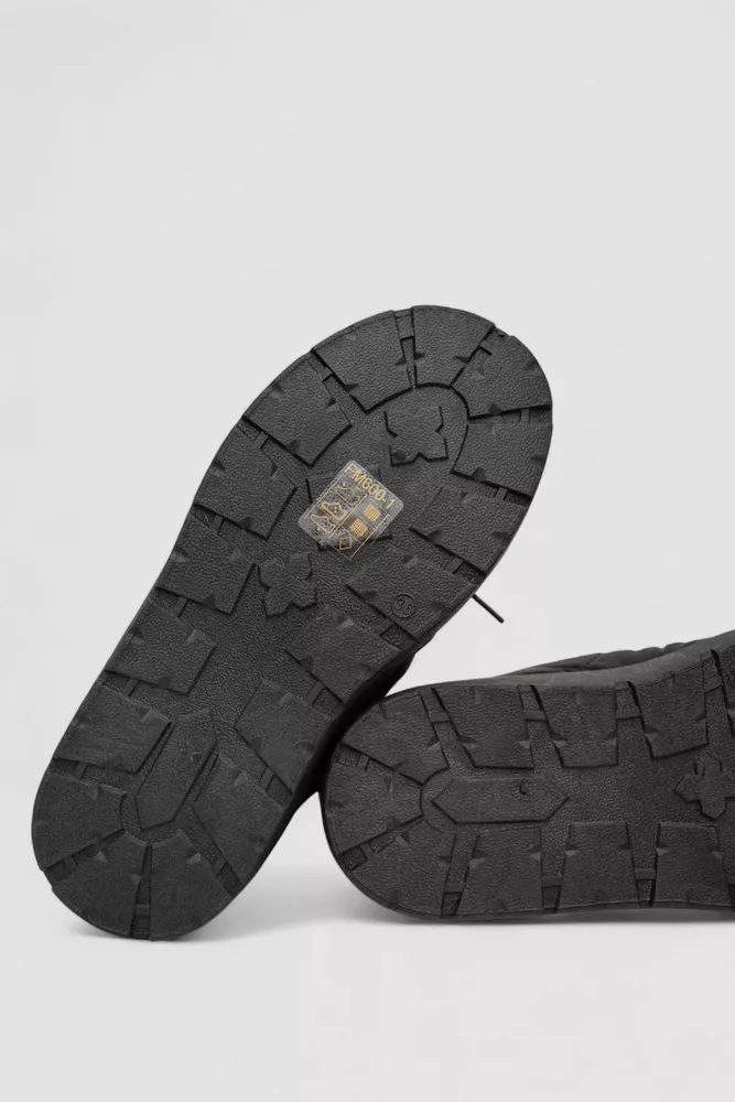 Купить Дутики женские зимние на меху, цвет черный, 248RFM600 - Фото №5