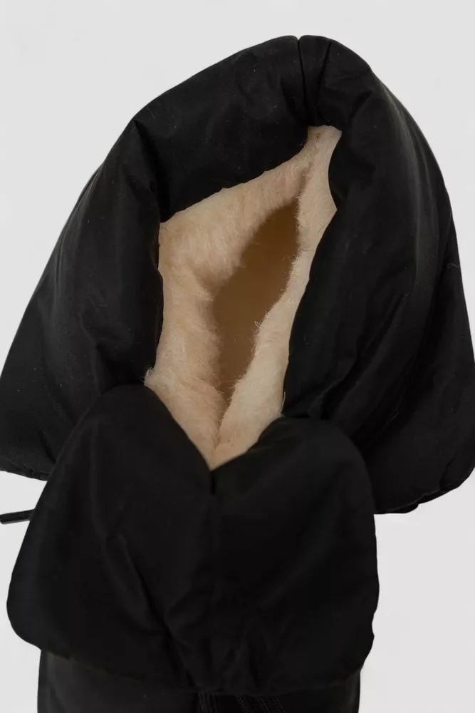 Купить Дутики женские зимние на меху, цвет черный, 248RFM600 - Фото №6