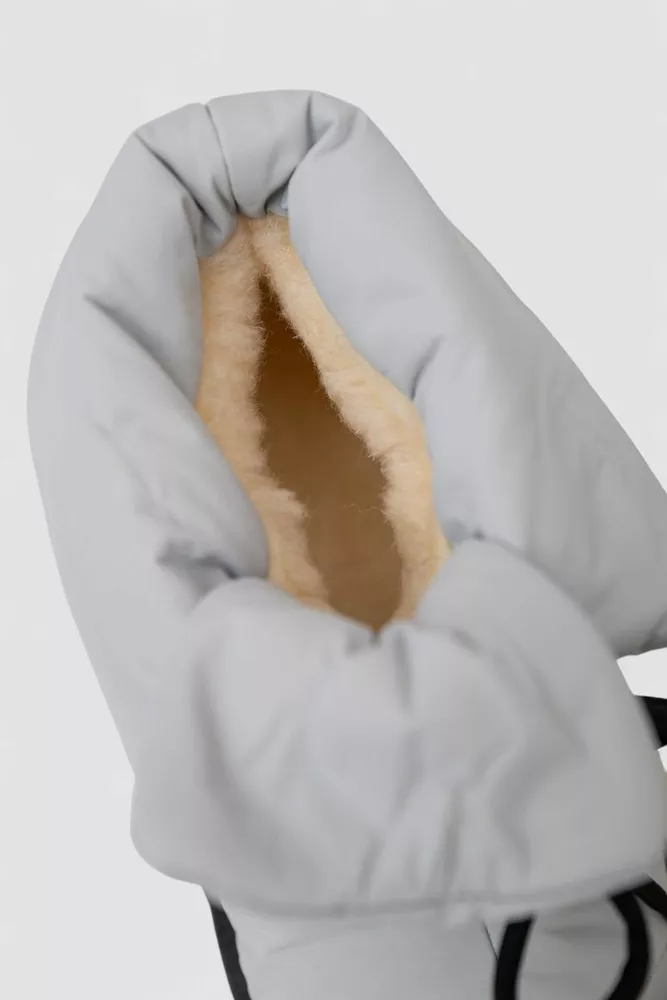 Купити Дутики жіночі зимові на хутрі, колір сірий, 248RFM600 - Фото №6