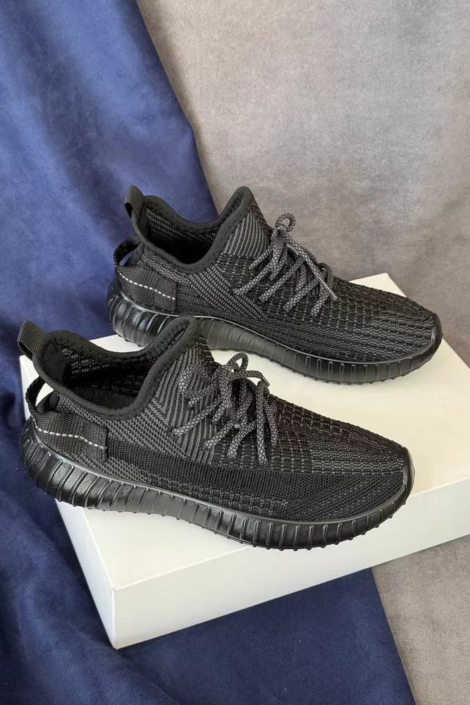 Купити Кросівки жіночі текстиль 243R778, колір Чорно-сірий оптом - Фото №1