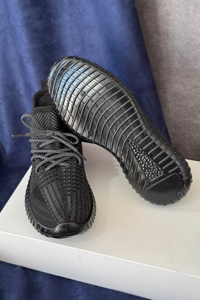 Купити Кросівки жіночі текстиль 243R778, колір Чорно-сірий оптом - Фото №5