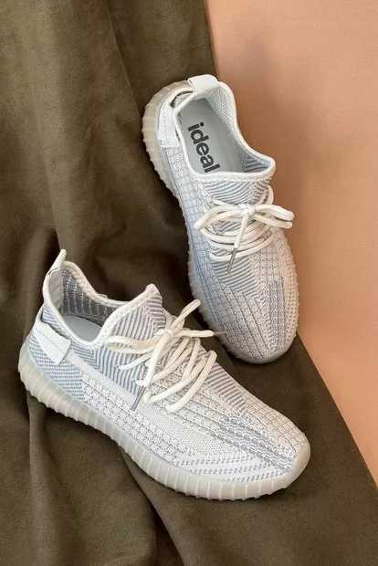 Кросівки жіночі текстиль 243R778, колір Бежевий