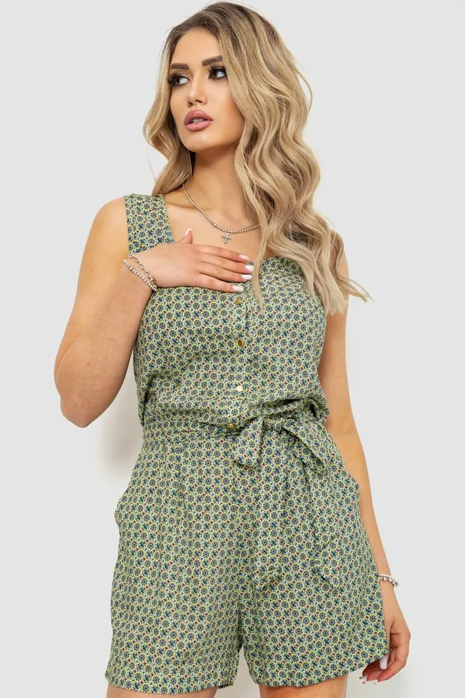 Купити Комбінезон жіночий, колір жовтий, 230R158-3 - Фото №1