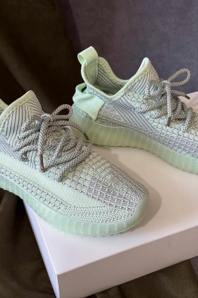 Купити Кросівки жіночі текстиль 243R778, колір Зелений оптом - Фото №2