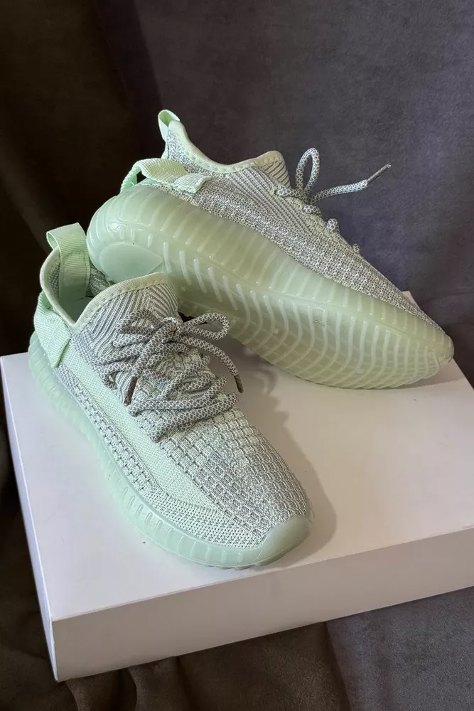 Купити Кросівки жіночі текстиль 243R778, колір Зелений оптом - Фото №3