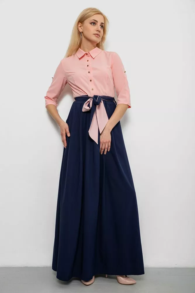 Купити Сукня жіноча софт  -уцінка, колір персиково-синій, 230R79-12-U - Фото №2