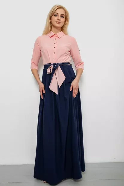 Сукня жіноча софт  -уцінка, колір персиково-синій, 230R79-12-U