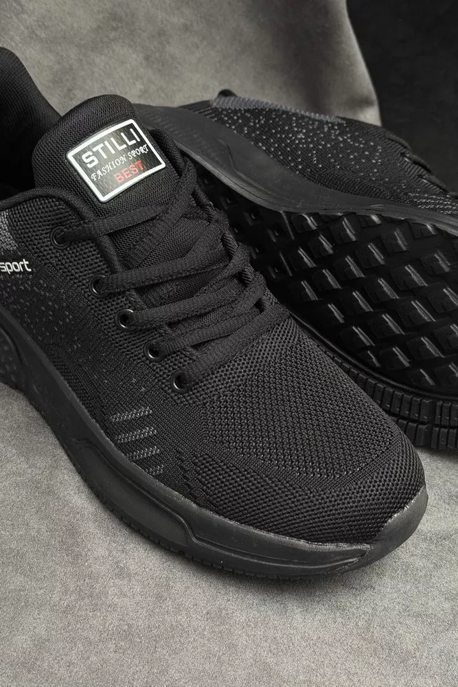 Купити Кросівки чоловічі демісезонні  -уцінка, колір чорно-сірий, 248RH272-U - Фото №2