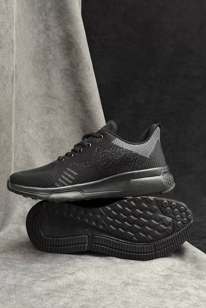 Купити Кросівки чоловічі демісезонні  -уцінка, колір чорно-сірий, 248RH272-U - Фото №5
