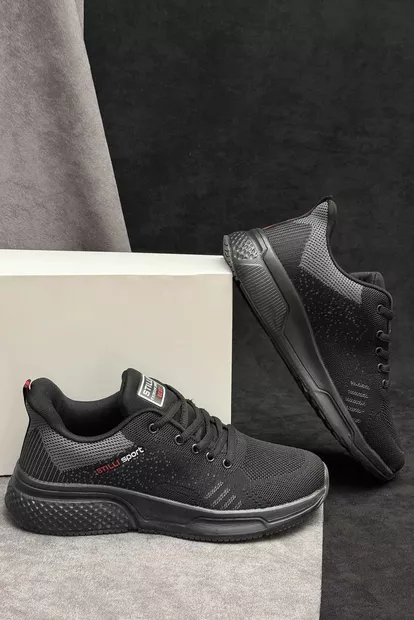 Кросівки чоловічі демісезонні  -уцінка, колір чорно-сірий, 248RH272-U