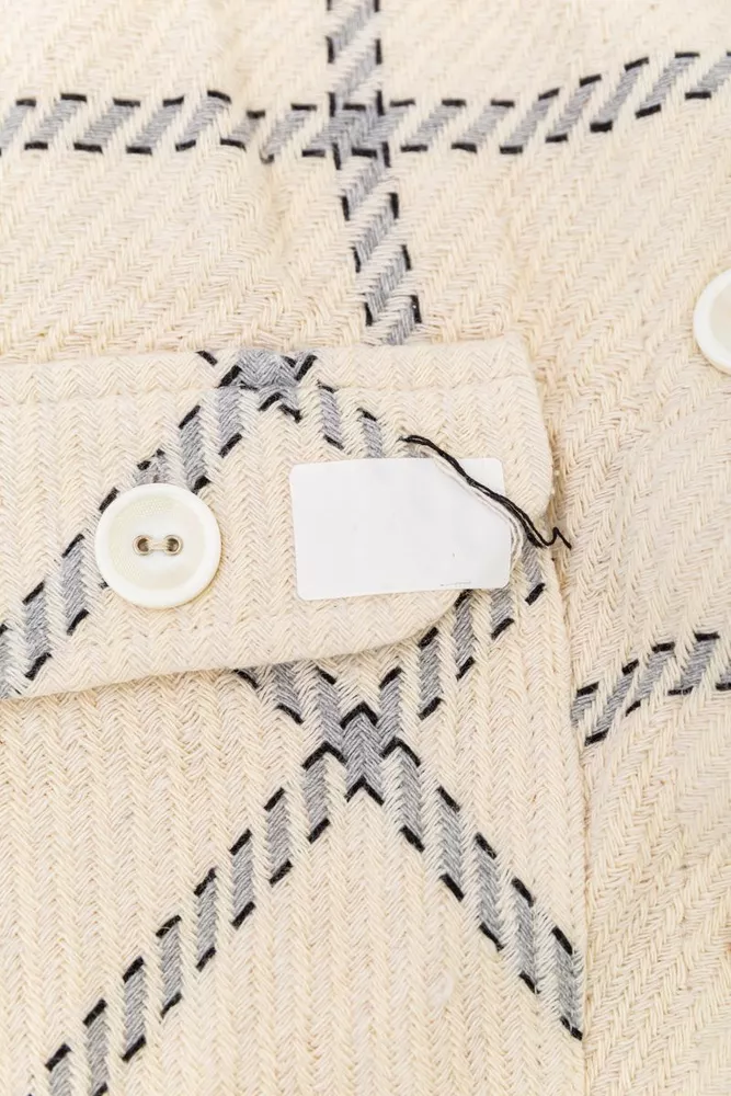 Купить Рубашка женская  -уценка, цвет молочно-серый, 230R019-1-U-9 - Фото №2