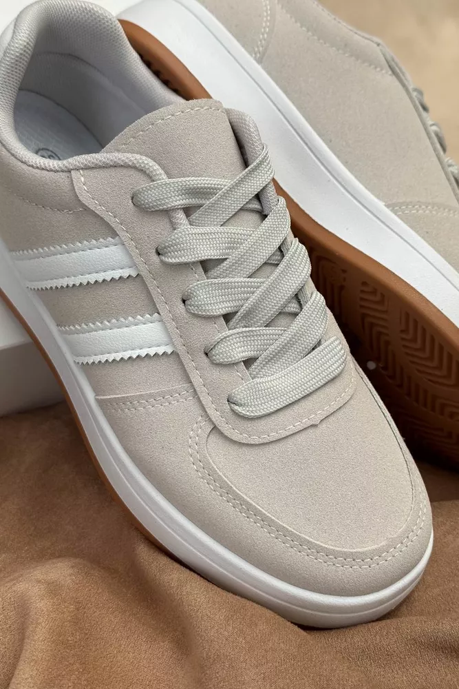 Купити Кросівки жіночі, колір сіро-білий, 248RJH50 оптом - Фото №2