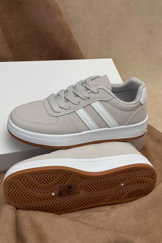 Купити Кросівки жіночі, колір сіро-білий, 248RJH50 оптом - Фото №5