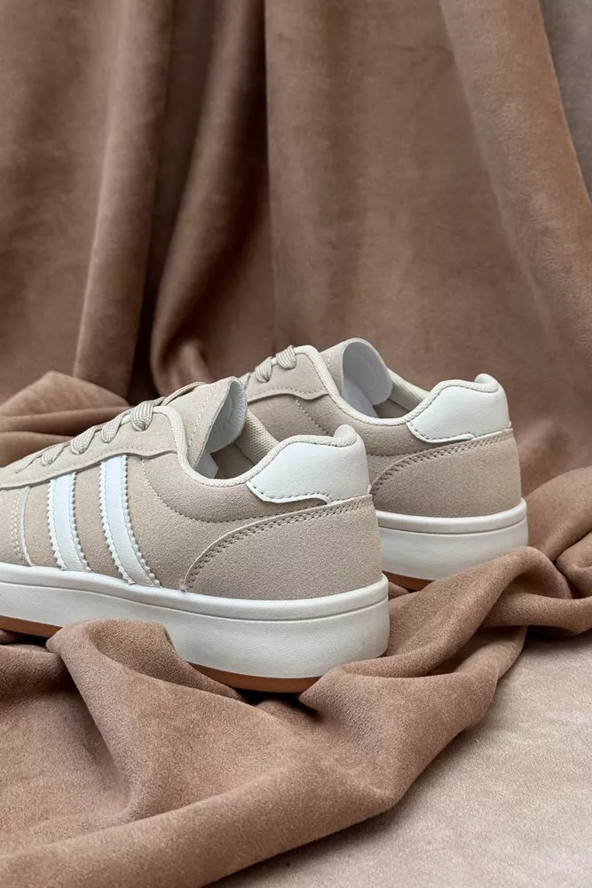 Купити Кросівки жіночі, колір бежевий, 248RJH50 оптом - Фото №4