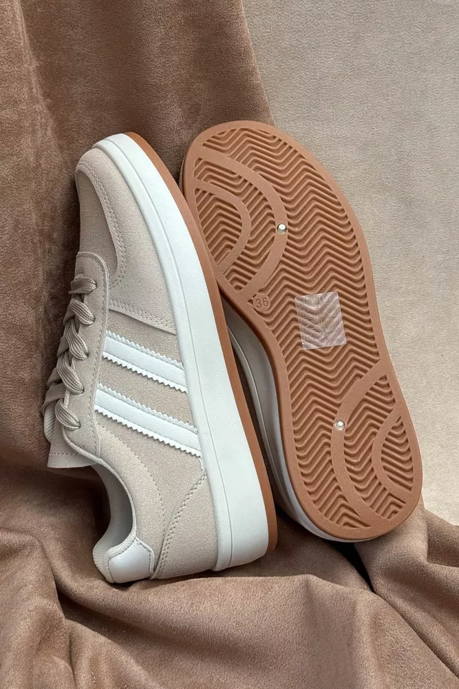 Купити Кросівки жіночі, колір бежевий, 248RJH50 оптом - Фото №5