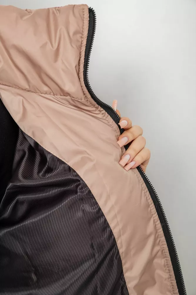 Купити Куртка жіноча демісезонна  -уцінка, колір бежевий, 102R5273-U оптом - Фото №7