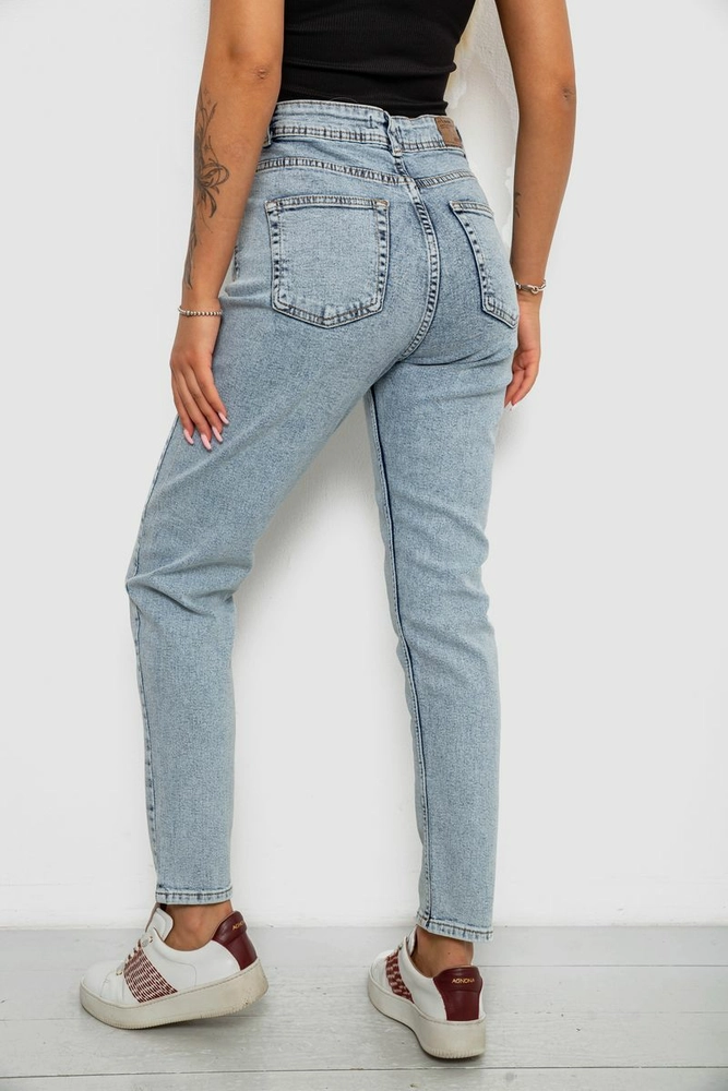 Купить Джинсы женские однотонные Skinny, цвет голубой, 244R1744S21 - Фото №4