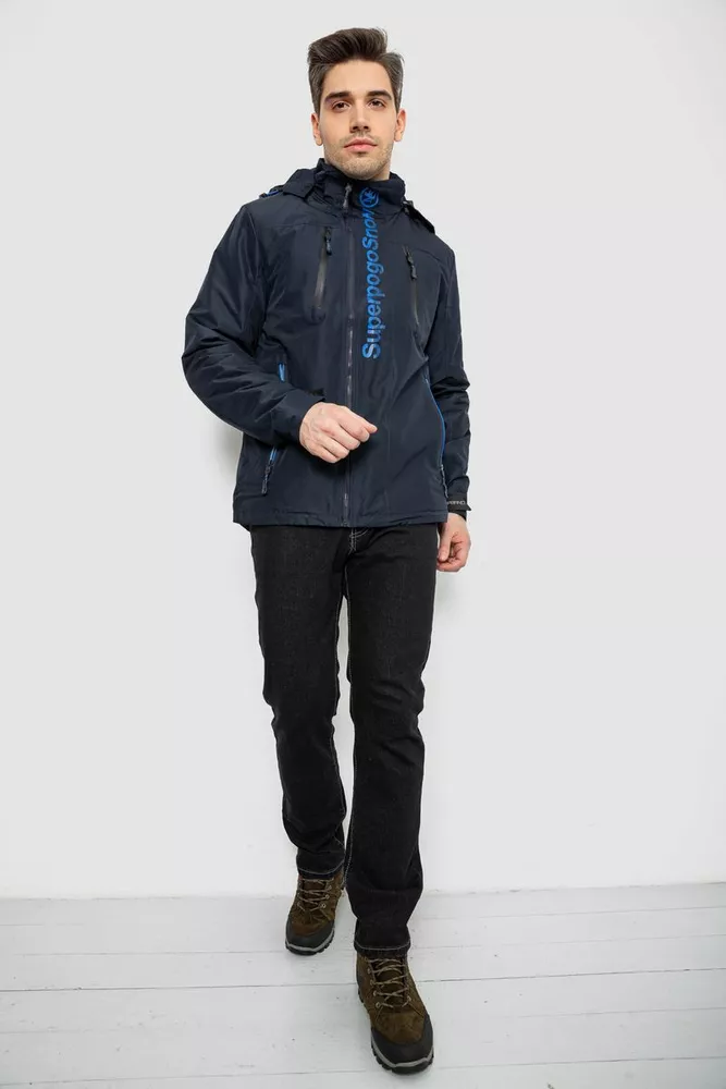 Купить Куртка мужская демисезонная, цвет синий, 244RL26175 - Фото №2