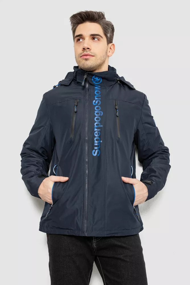 Купить Куртка мужская демисезонная, цвет синий, 244RL26175 - Фото №1