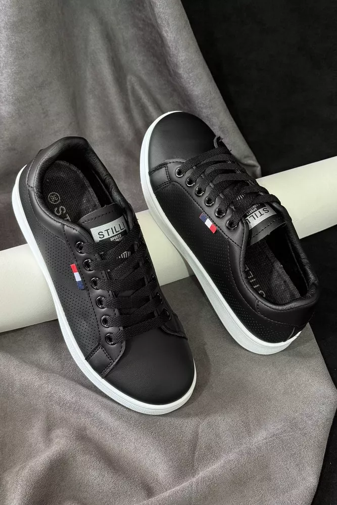 Купити Кеди жіночі, колір чорний, 248RR63 оптом - Фото №2