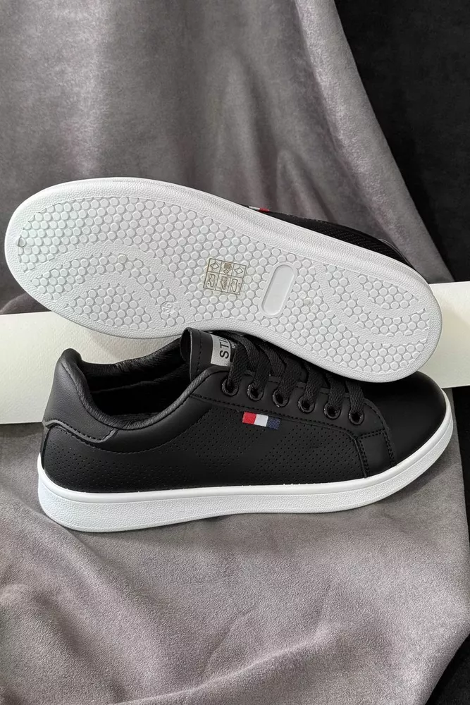 Купити Кеди жіночі, колір чорний, 248RR63 оптом - Фото №3