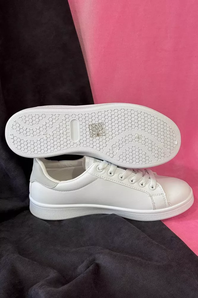 Купити Кеди жіночі, колір біло-сірий, 248RR63 - Фото №5