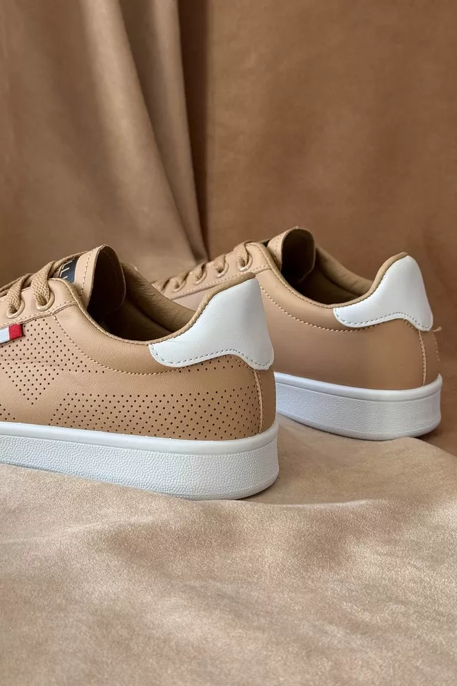 Купить Кеды женские, цвет бежевый, 248RR63 оптом - Фото №4