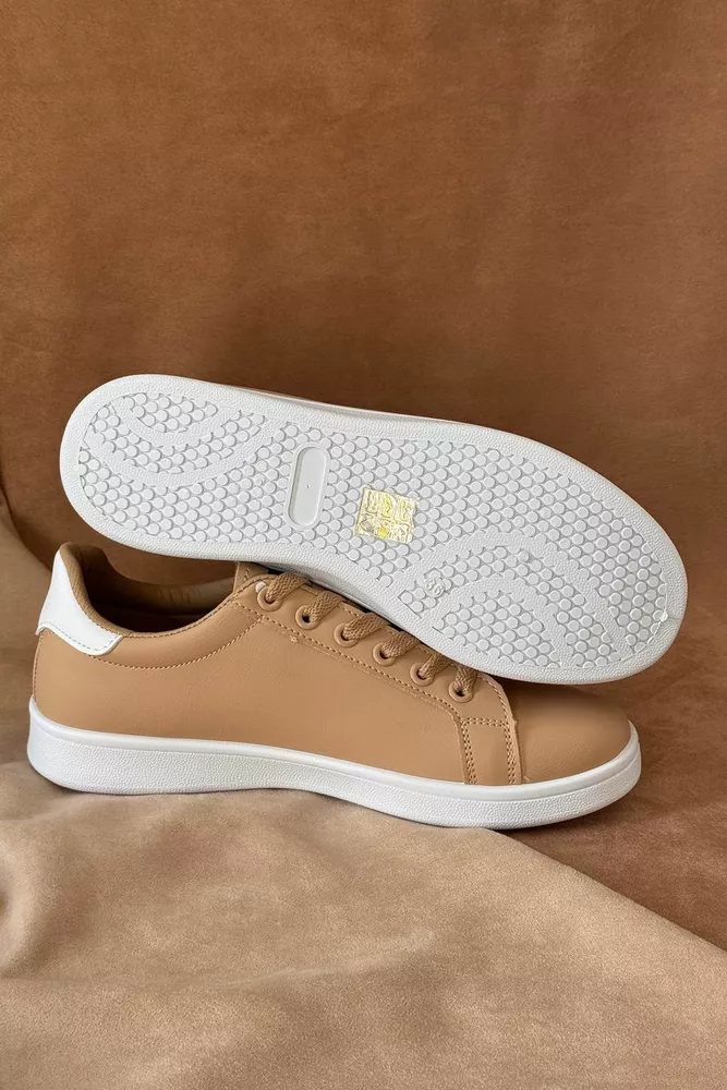 Купить Кеды женские, цвет бежевый, 248RR63 оптом - Фото №5