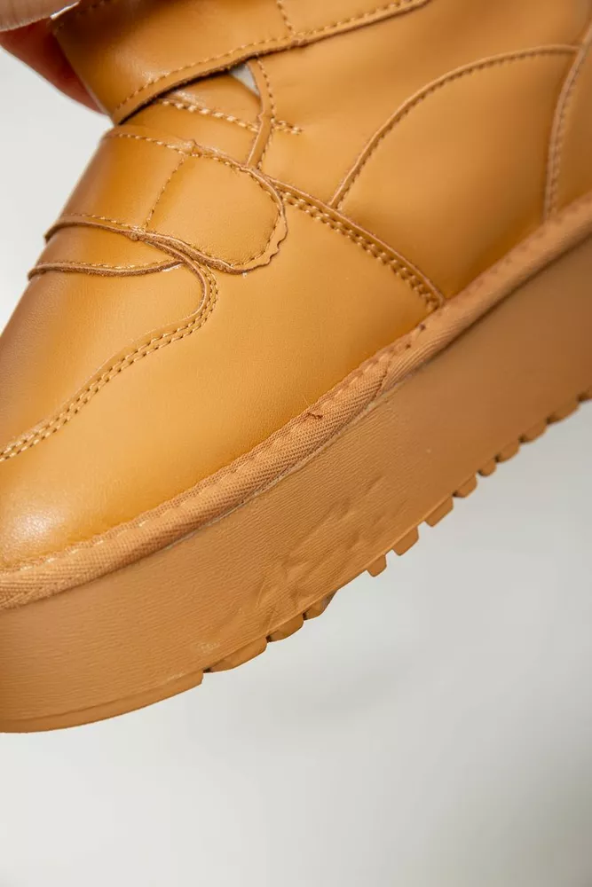 Купити Уггі жіночі на хутрі  -уцінка, колір коричневий, 243RL953-U-19 - Фото №8