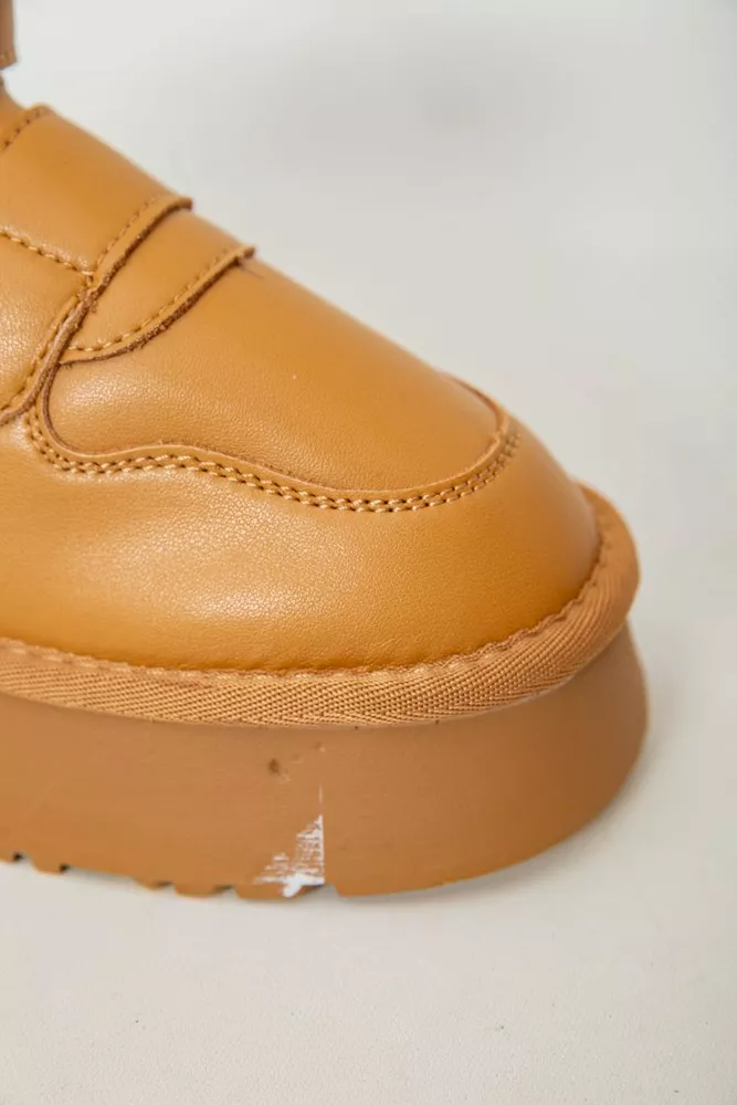 Купити Уггі жіночі на хутрі  -уцінка, колір коричневий, 243RL953-U-24 - Фото №8