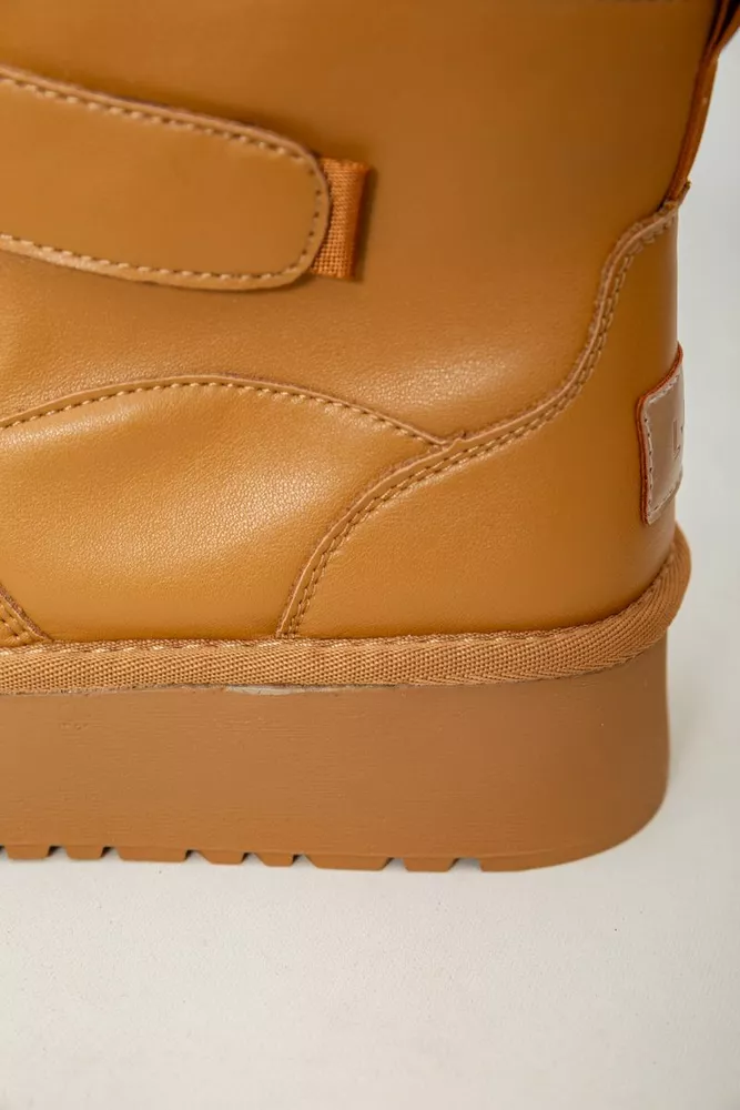 Купить Угги женские на меху  -уценка, цвет коричневый, 243RL953-U-25 - Фото №7