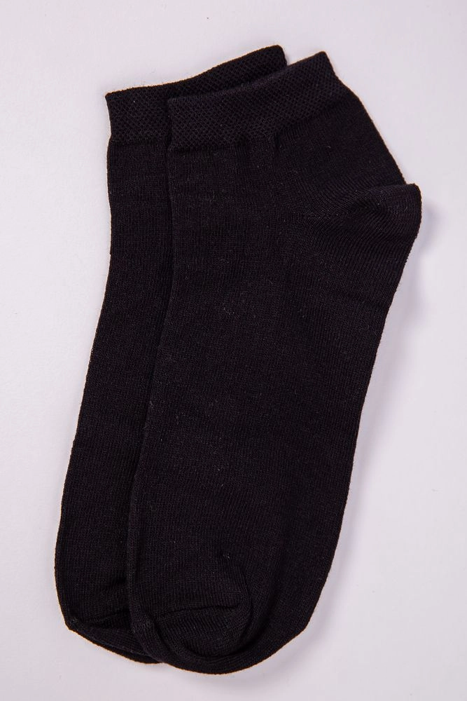Купити Жіночі короткі шкарпетки чорного кольору 151R5066 - Фото №1