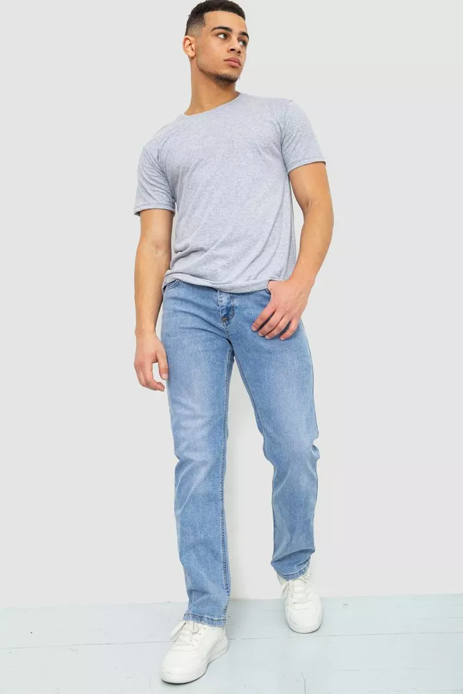 Купити Джинси чоловічі  -уцінка, колір блакитний, 244R6079-U-1 - Фото №2