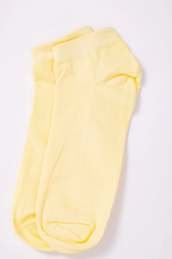 Купити Жіночі короткі шкарпетки жовтого кольору 151R5066 - Фото №1