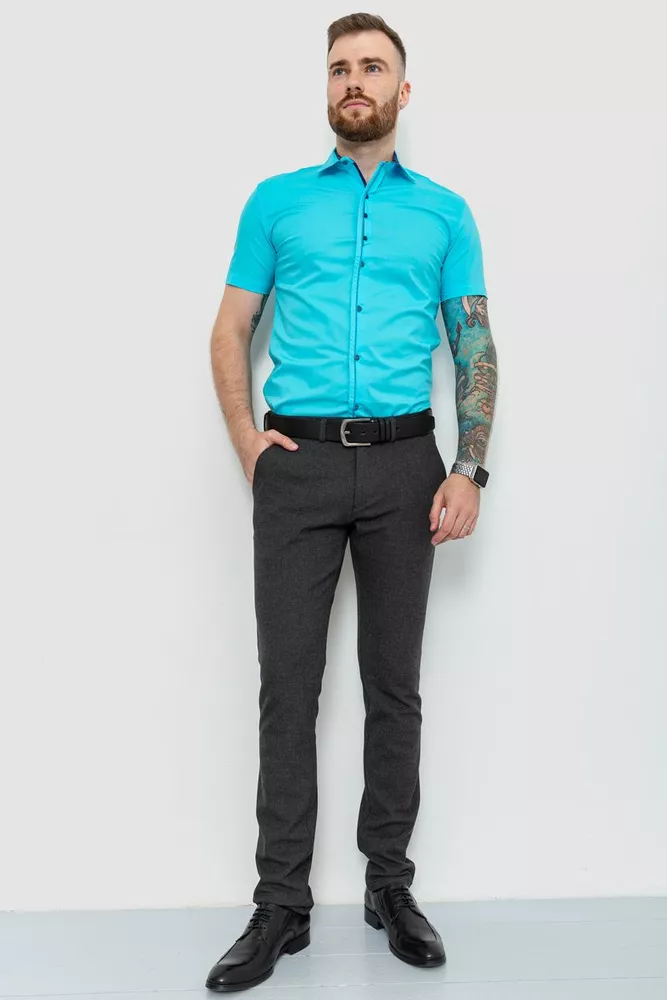 Купить Рубашка мужская, цвет светло-голубой, 214R7543 - Фото №1