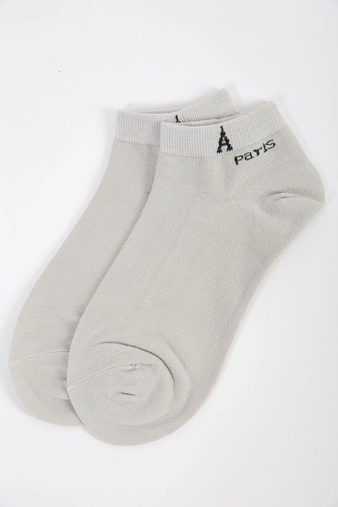 Купити Короткі жіночі шкарпетки оливкового кольору 151R2607 - Фото №1