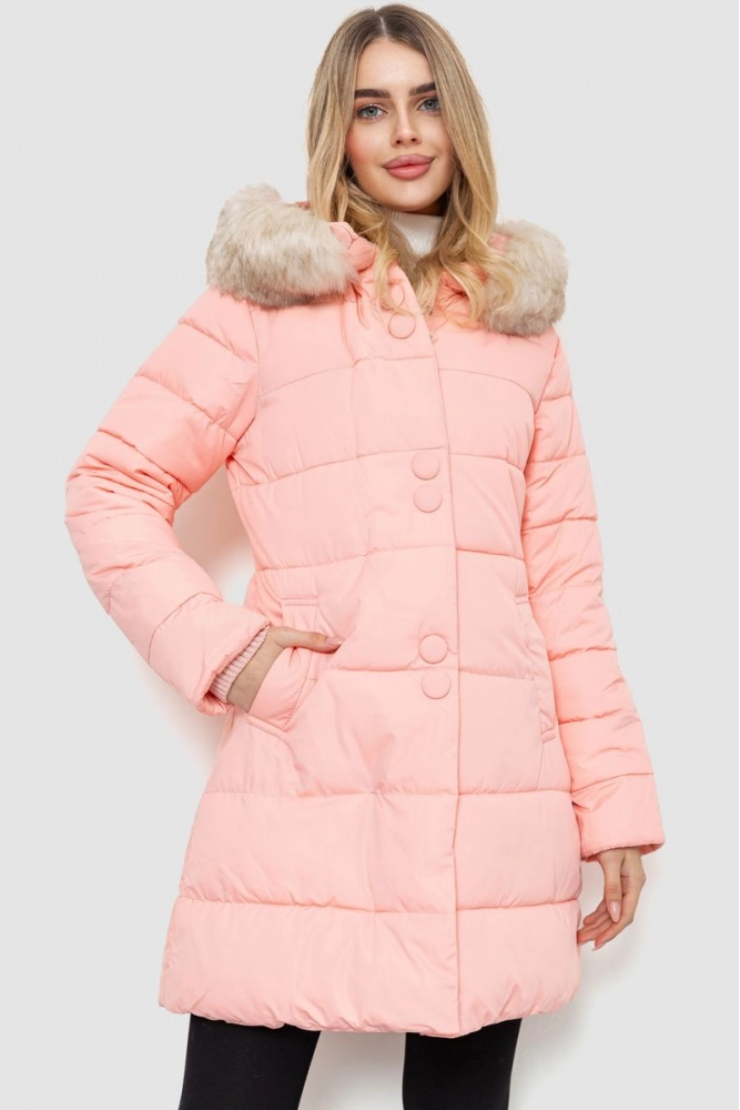Купити Куртка жіноча, колір рожевий, 235R816 оптом - Фото №1