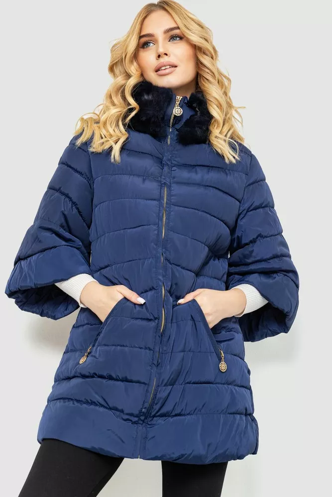 Купити Куртка жіноча, колір синій, 235R608 оптом - Фото №1