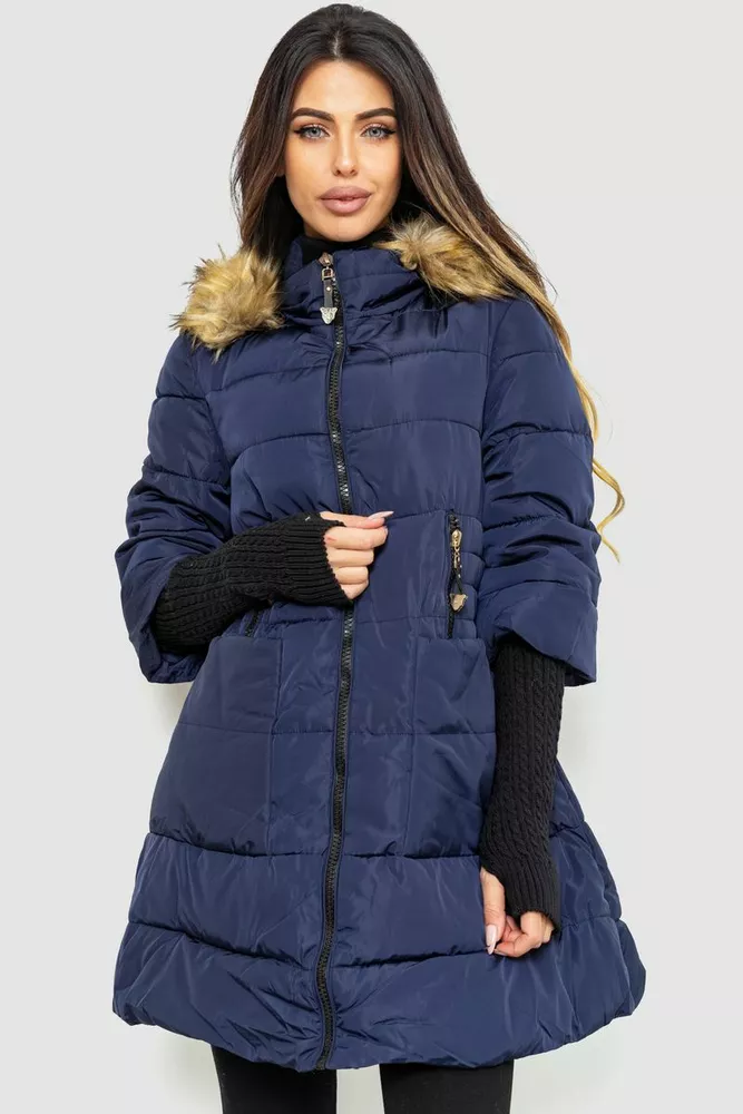 Купити Куртка жіноча, колір синій, 235R808 оптом - Фото №1
