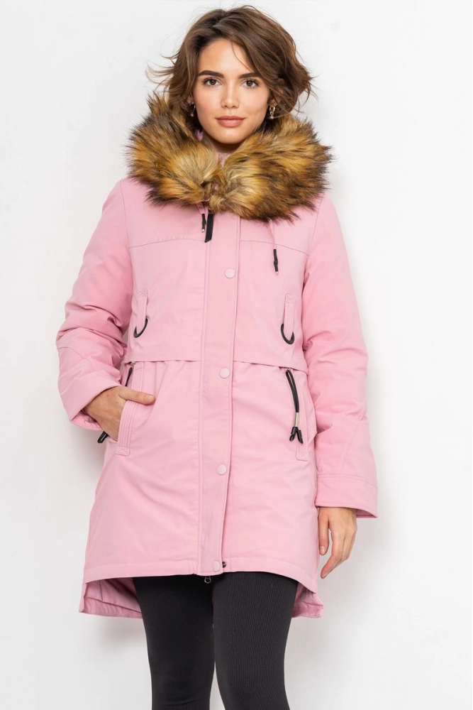 Купити Куртка жіноча, колір рожевий, 224R19-13 оптом - Фото №1