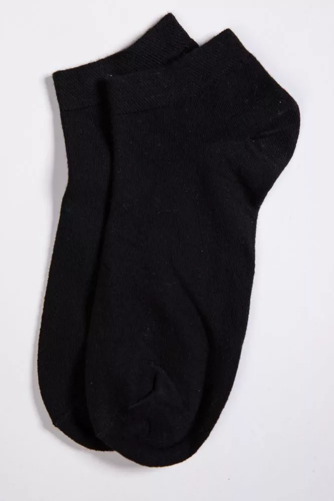 Купити Жіночі короткі шкарпетки, чорного кольору, 151R2255 оптом - Фото №1