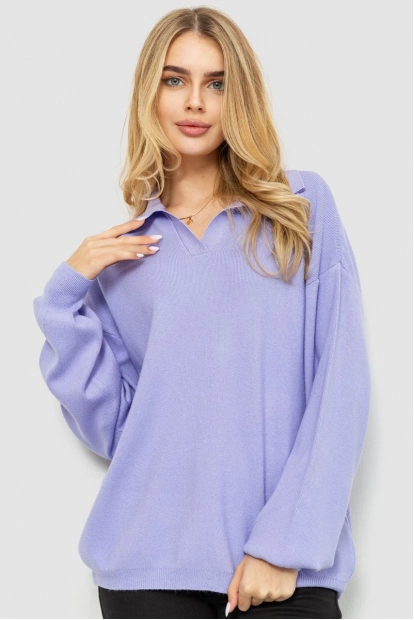 Свитер женский oversize, цвет сиреневый, 204R167