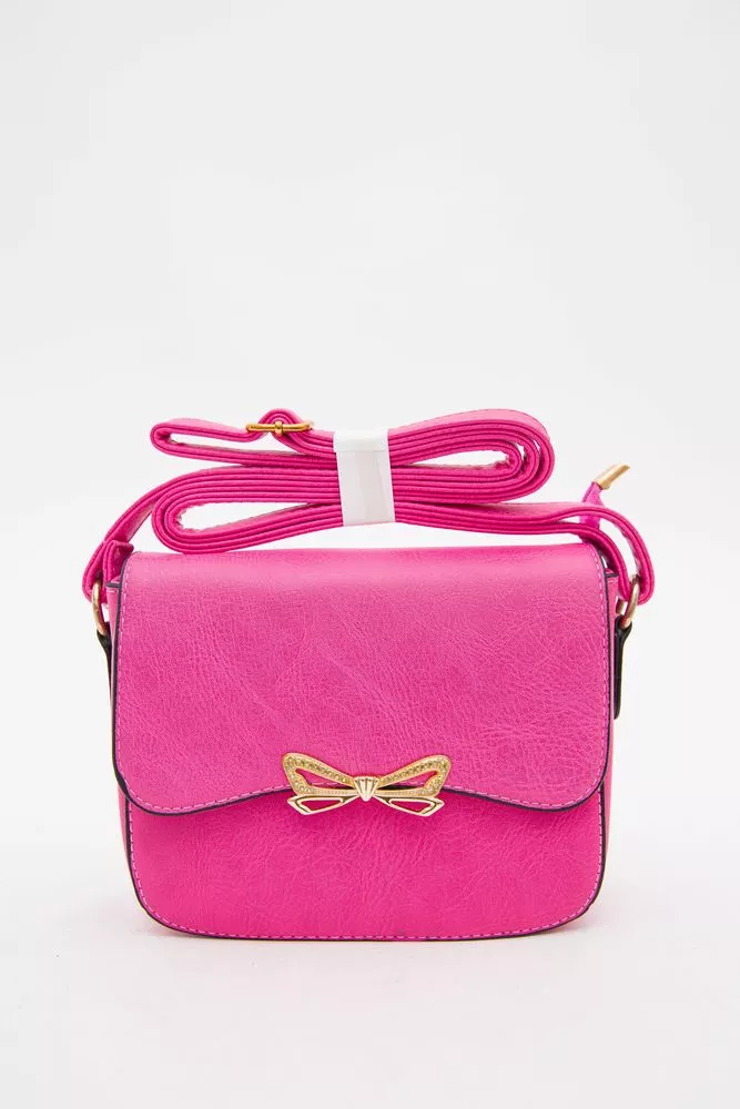 Купити Клатч із шкірзаму, рожевого кольору, 167RF-78 - Фото №1