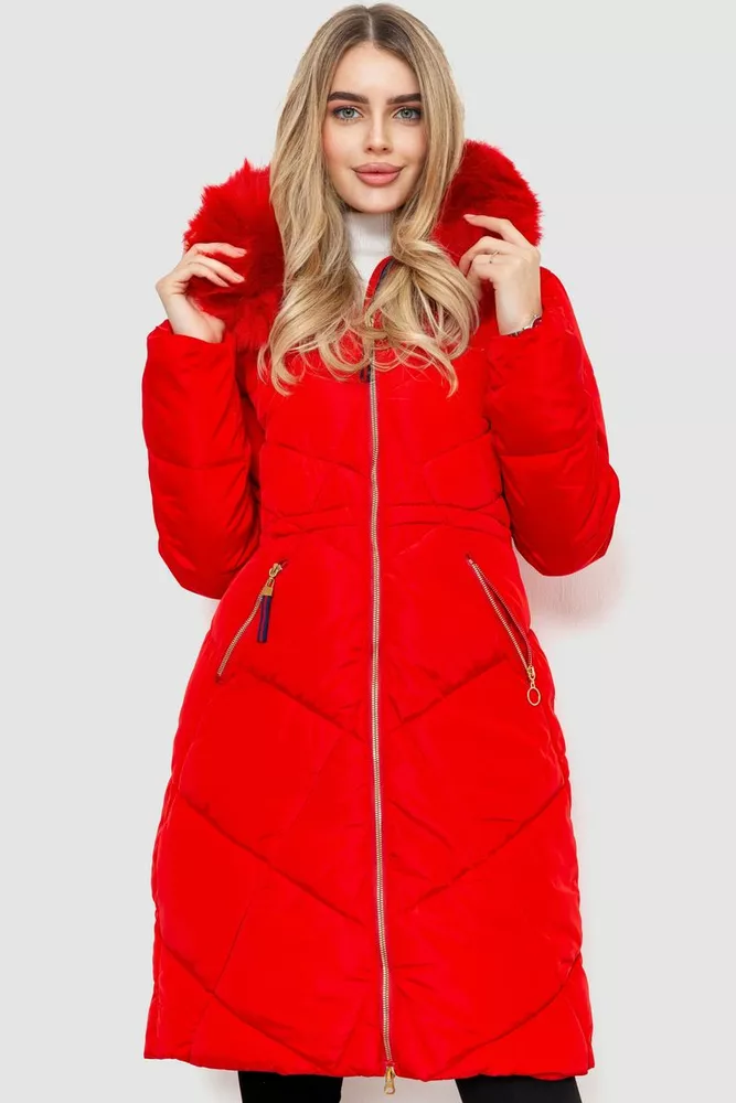 Купить Куртка женская демисезонная, цвет красный, 235R928 оптом - Фото №1