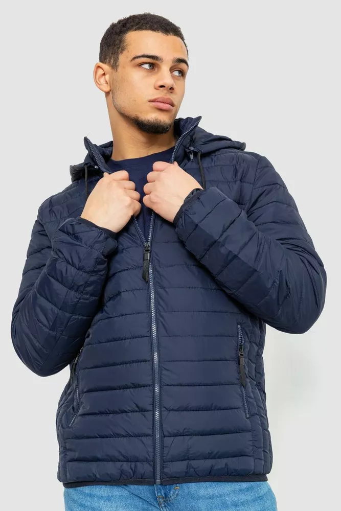 Купить Куртка мужская демисезонная, цвет темно-синий, 234RA50 оптом - Фото №1