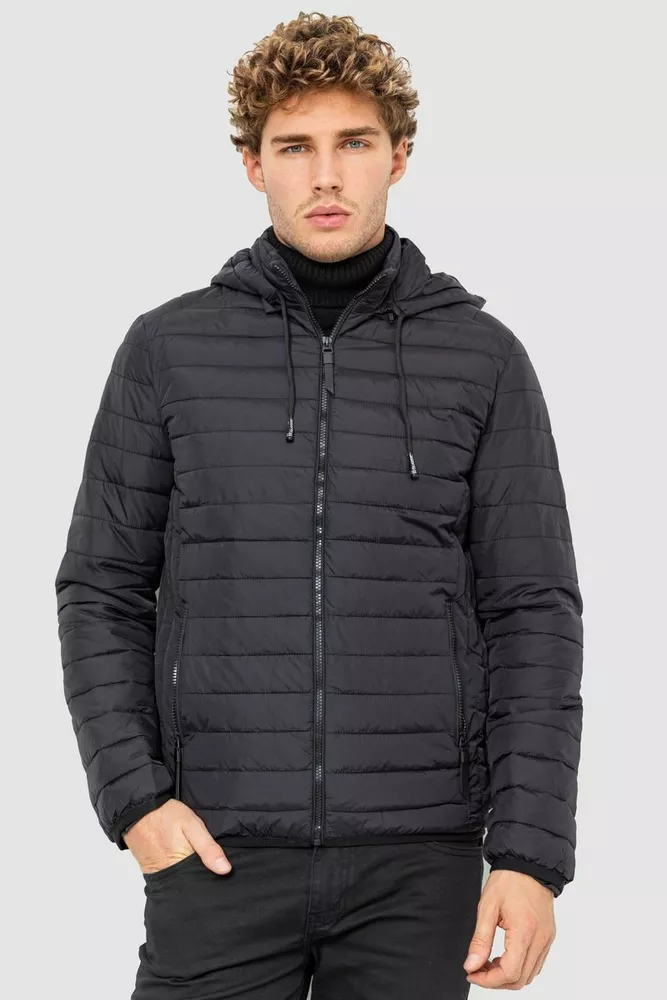 Купить Куртка мужская демисезонная, цвет черный, 234RA50 - Фото №1